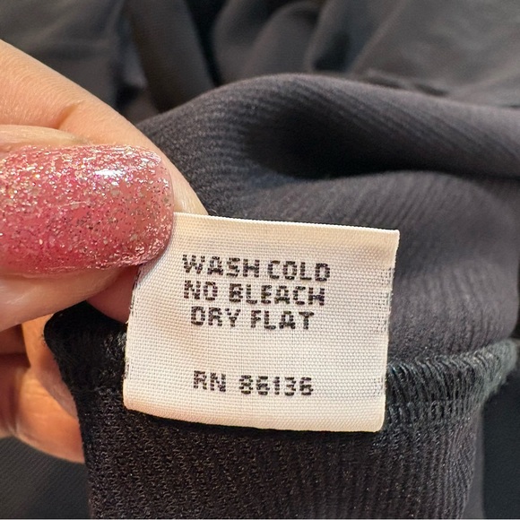 Bryn Walker Black Cropped Jacket Crossover Button Front Long Sleeve Lagenlook, S - Picture 13 of 15